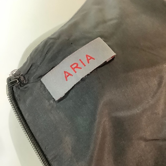 Aria Bridesmaid Mother of Bride Dress Gray - Picture 6 of 8